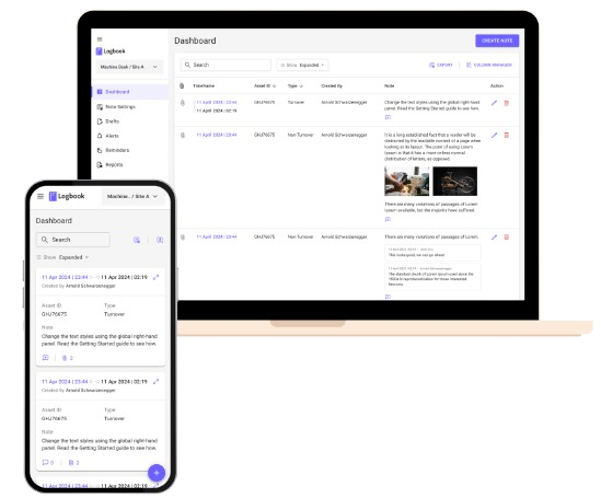 Smart Logbook Dashboard